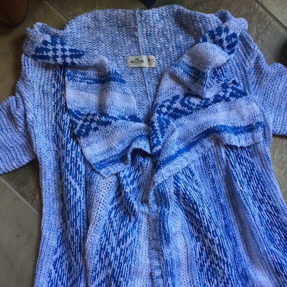 Hollister Waterfall Open Front Cardigan NEW - Picture 2 of 16
